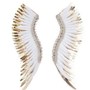 Mignonne Gavigan Madeline Earrings White/Gold